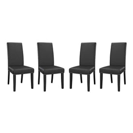 Parcel Vinyl Dining Side Chairs Set of 4
