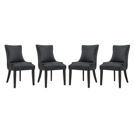 Marquis Dining Chair Faux Leather Set of 4