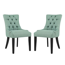Regent Fabric Dining Side Chairs Set of 2