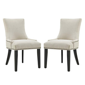 Marquis Fabric Dining Side Chairs Set of 2