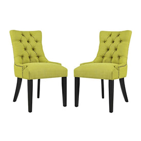 Regent Fabric Dining Side Chairs Set of 2