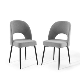 Rouse Upholstered Fabric Dining Side Chairs Set of 2