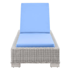 EEI-4843-LGR-LBU Outdoor/Patio Furniture/Outdoor Chaise Lounges