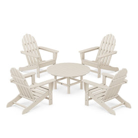 Classic Adirondack Five-Piece Conversation Set - Sand