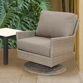 25" L x 25.5" W x 5" D Seat Cushion and 25 W x 18" H x 5" D Back Cushion Deep Seating Set - Cast Ash