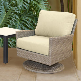 25" L x 25.5" W x 5" D Seat Cushion and 25 W x 18" H x 5" D Back Cushion Deep Seating Set - Canvas Canvas