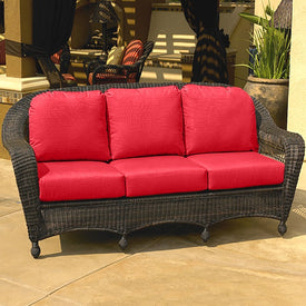 24" L x 22" W x 5" D Seat Cushions and 22" W x 20" H x 5" D Back Cushions Deep Seating Set (3 Sets) - Canvas Jocky Red