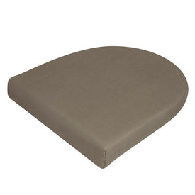 18" L x 18" W x 3" D Dining Chair/Seat Pad Cushion - Cast Shale