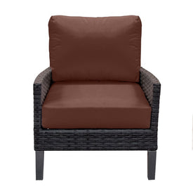 24" L x 22" W x 5" D Seat Cushion and 22" W x 20" H x 5" D Back Cushion Deep Seating Set - Canvas Bay Brown