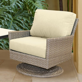 28.5" L x 28.5" W x 5" D Seat Cushion and 28.5" W x 17.5" H x 5" D Back Cushion Deep Seating Set - Canvas Canvas