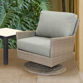 25" L x 25.5" W x 5" D Seat Cushion and 25 W x 18" H x 5" D Back Cushion Deep Seating Set - Canvas Granite