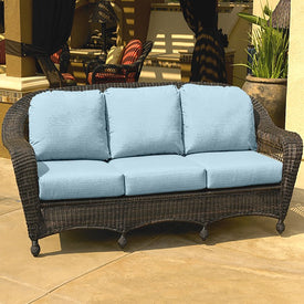 24" L x 22" W x 5" D Seat Cushions and 22" W x 20" H x 5" D Back Cushions Deep Seating Set (3 Sets) - Canvas Air Blue