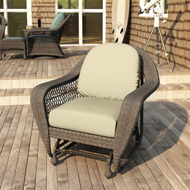 24" L x 22" W x 5" D Seat Cushion and 22" W x 20" H x 5" D Back Cushion Deep Seating Set - Sunbrella Canvas Antique Beige