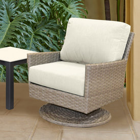 25" L x 25.5" W x 5" D Seat Cushion and 25 W x 18" H x 5" D Back Cushion Deep Seating Set - Canvas Natural