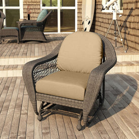 24" L x 22" W x 5" D Seat Cushion and 22" W x 20" H x 5" D Back Cushion Deep Seating Set - Sunbrella Canvas Cocoa