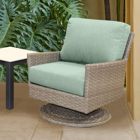 25" L x 25.5" W x 5" D Seat Cushion and 25 W x 18" H x 5" D Back Cushion Deep Seating Set - Canvas Spa