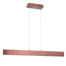 Draper 40" LED Linear Pendant - Anodized Bronze