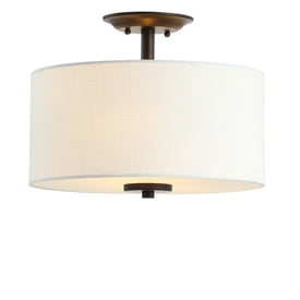 Marc Two-Light Semi-Flush Mount Ceiling Fixture - Oil Rubbed Bronze