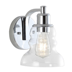 Manhattan Single-Light LED Bathroom Wall Sconce - Chrome