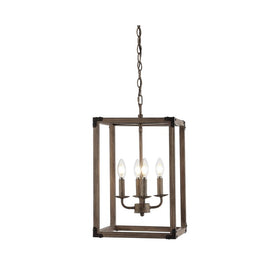 Magnolia Four-Light LED Pendant - Brown