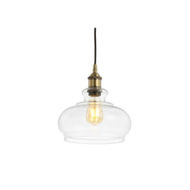 Wyatt Single-Light Pendant - Brass Gold
