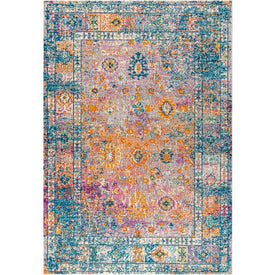 Bohemian Flair Boho Vintage Medallion 60"L x 36"W Area Rug - Cream/Navy