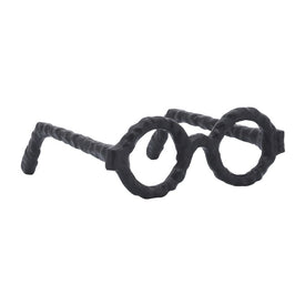 Aluminum Eyeglasses Sculpture - Black