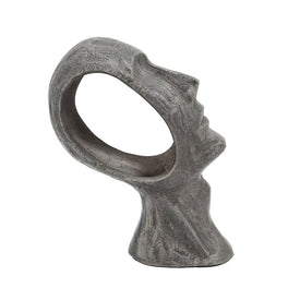 11" Metal Face Deco - Gunmetal