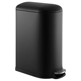 Roland Mini 2.6-Gallon Step-Open Trash Can - Black