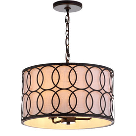 Loop Three-Light LED Chandelier - Oil Rubbed Bronze