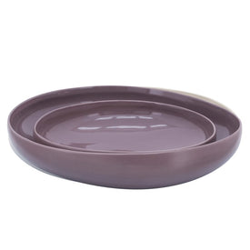 12"/15" Organic Ceramic Bowls Set of 2 - Lavender