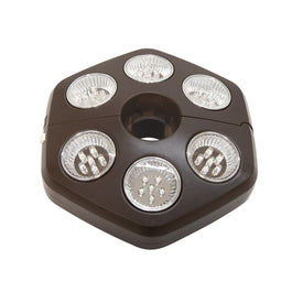 Selene Battery-Powered Hexagon Umbrella Light