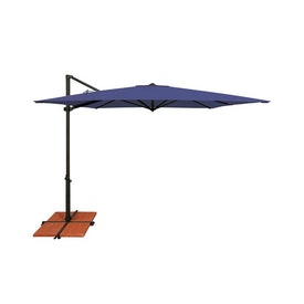 Skye 8.6' Square Cantilever Umbrella with Cross Bar Stand