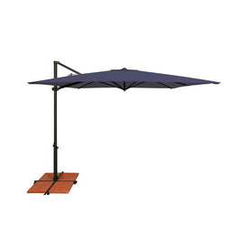 Skye 8.6' Square Cantilever Umbrella with Cross Bar Stand