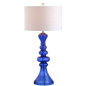Madeline Glass Table Lamp - Cobalt Blue