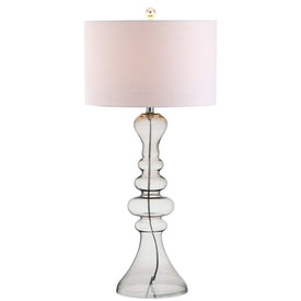 Madeline Glass Table Lamp - Smoke Gray