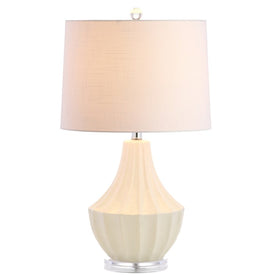 Tate Ceramic Table Lamp - Cream