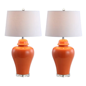 Winnie Table Lamps Set of 2 - Orange