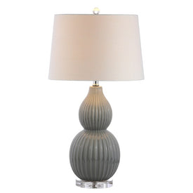 Thatcher Ceramic Table Lamp - Gray