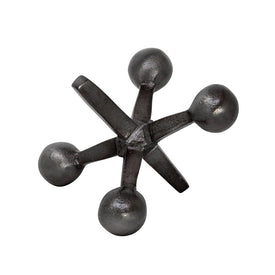 5" Aluminum Jacks Decor - Gunmetal