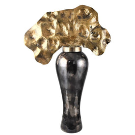 46.5" Glass Bottle with Aluminum Top - Bronze