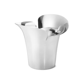 Bloom Botanica 140mm Small Mirror-Polished Stainless Steel Flower Pot