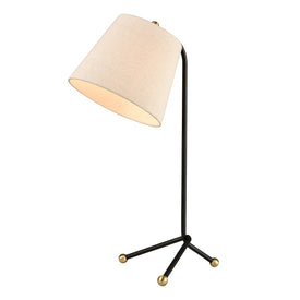 Pine Plains Single-Light Table Lamp - Black