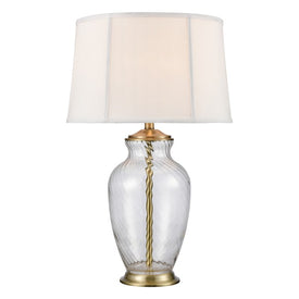 Remmy Single-Light Table Lamp - Antique Brass