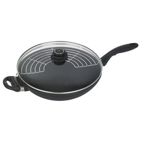 XD Induction Nonstick 12.5" Wok with Lid and Rack