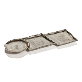 Grady Organic Shape Three-Section Condiment Tray
