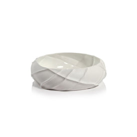 Bessie Ridged Ceramic Bowl