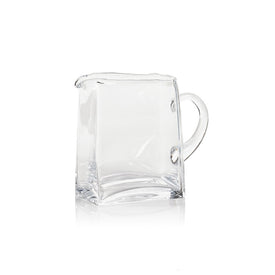 Reginald Blown Glass Scissor-Cut Pitcher