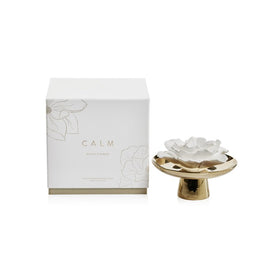 Calm Porcelain Diffuser - White Flower