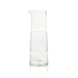 Langston 11.5" Tall Bubble Glass Pitcher